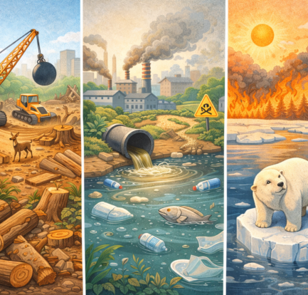 Three Types of Negative Impacts on Habitats